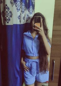 Cute Blue Co-ord Set