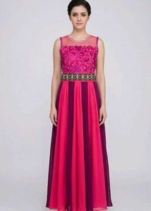 Stunning Pink &amp; Magenta Gown