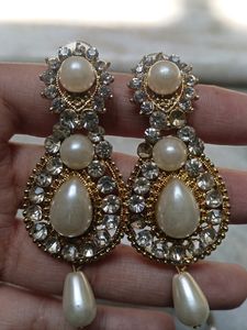 White Pearl Jewellery Set,