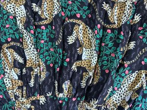Bohemian Leopard Print Maxi Skirt