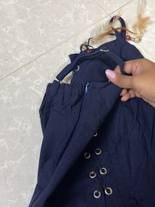 Blue Corset Top