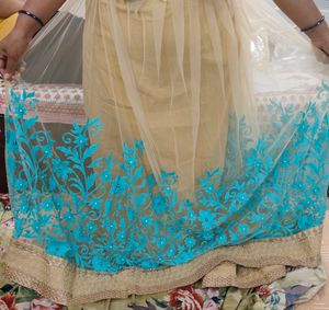 Heavy Work Embroidery And Pearl Wor