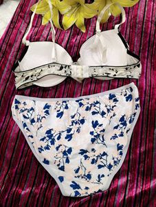 Floral Bra &amp; Panty Set