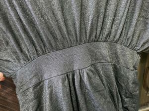 Sparkly Dolman Sleeve Mini Dress
