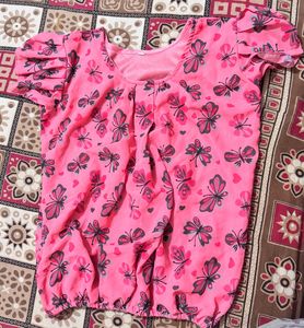 pink floral top