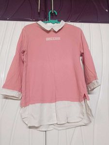 Cute Pink "Simple Is Good" Top