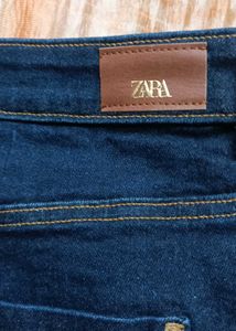 ZARA Dark Blue Denim Jeans