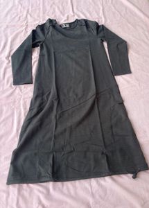 BASIC Womens Charcoal Grey Dresses
