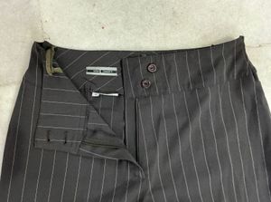 Black Pinstripe formal Trousers