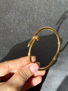 BRAND NEW! Gold Nail Bangle Bracelet