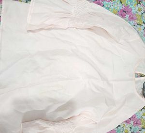 Light Pink Bell Sleeve Top
