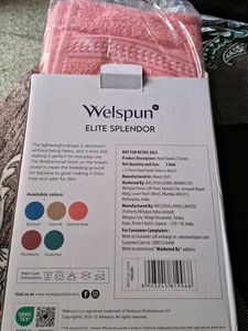 Welspun Elite Splendor Hand Towel Set Of 2