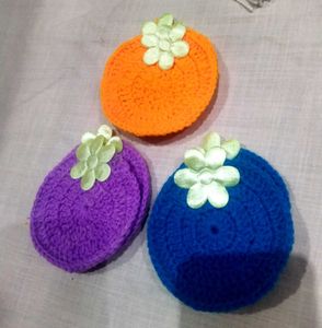 Pretty Crochet Coaster Set Of 6
