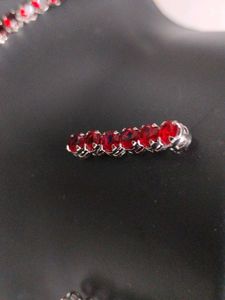 AD Ruby Sleek Necklace