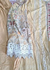Elegant Beige Kurta Set with Dupatta