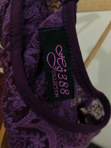 Elegant Purple Lace Jumpsuit