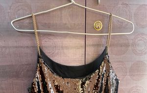 *Offer Valid Till Stocks Last*Sequin black Top