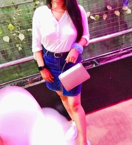 Combo Denim Skirt And Top