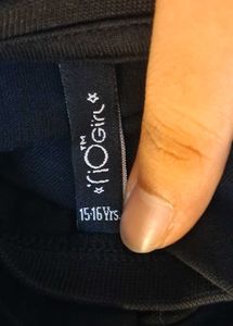 Black Sequin T-Shirt