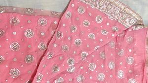 Net and georgette Saree