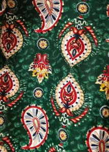 Stylish Green Paisley Print Kurta