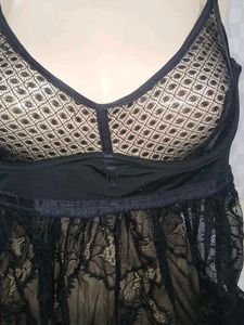 Black Lace Babydoll(400)