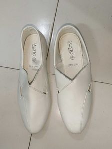 White Fausto Flats