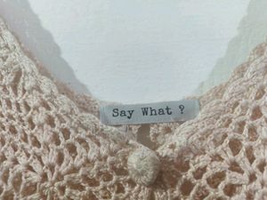 Crochet Button-Down Tank