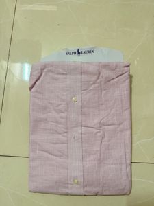 Polo Ralph Lauren Pink Linen Shirt