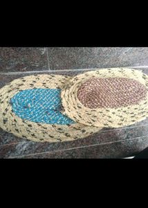Oval Woven Rug Set