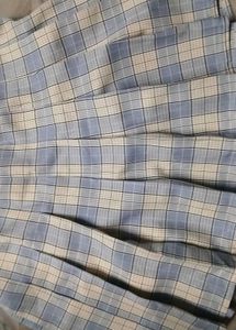 Plaid Pleated Mini Skirt