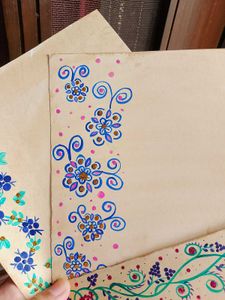 Hand-painted Vintage Sheets for Crafts