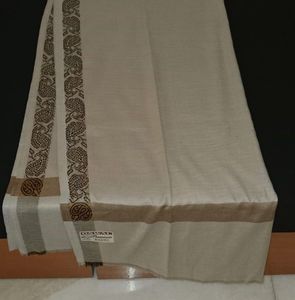 Grey Wool Embroidered Shawl