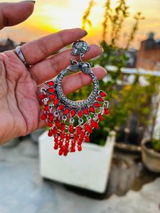 Oxidised Red Beads