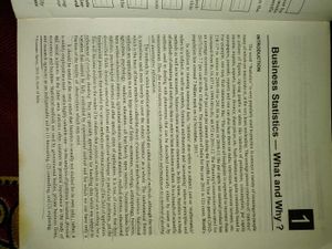 Business Statistics Book(BBA, MBA, Commerce)