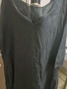 Classic Black Kurta