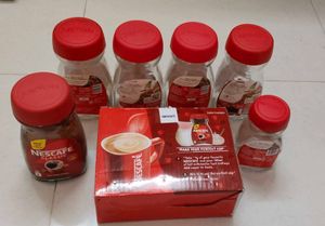 Nescafe Classic Coffee empty Jars Bundle