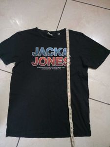 Jack &amp; Jones Black Logo T-Shirt