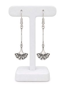 Ginkgo Leaf Dangle Earrings