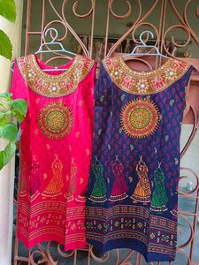Combo Of 2 Beautiful Cotton Kurta ❤️💙❤️💙