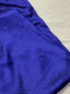 Royal Blue Embroidered Saree