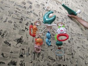 Luvlap Musical Cot Mobile Crib Bed Bell Hanging