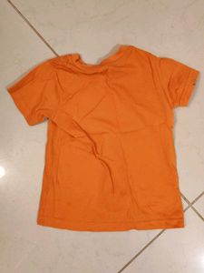 Orange T Shirt For Babies