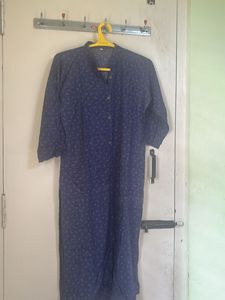 Stylish Blue Printed Kurta