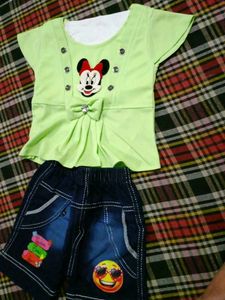 Cute Minnie Mouse Top for Girls
