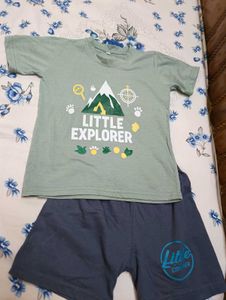 Little Explorer T-shirt and Shorts Set