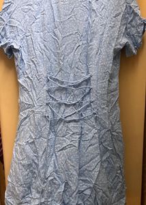 Light Blue Polka Dot Dress