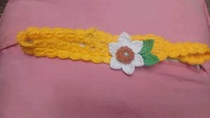 Handmade Crochet Flower Headband