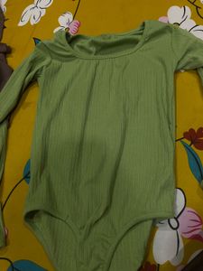 Ribbed Long Sleeve Bodysuit