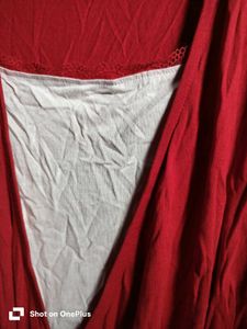 Red Wrap Top